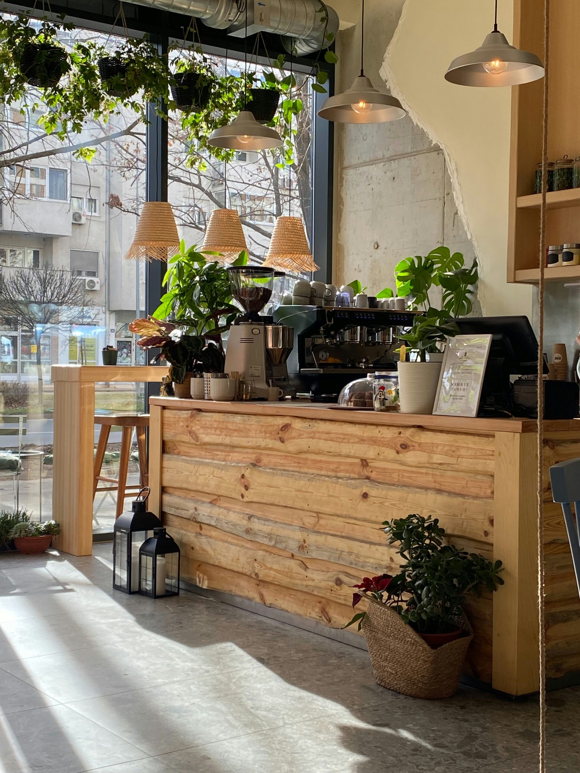 comptoir du café Pépouze